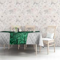 Queensland Maori Kiwi Personalised Tablecloth Kikirangi Papua Shell Maori Tribal Tattoo