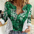 Queensland Maori Kiwi Personalised Women Casual Shirt Kikirangi Papua Shell Maori Tribal Tattoo