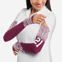 Queensland Maori Nga Hau E Wha Custom Arm Sleeves Polynesian Maori Tribal Pattern - Polynesian Pride