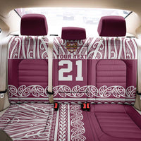 Queensland Maori Nga Hau E Wha Custom Back Car Seat Cover Polynesian Maori Tribal Pattern