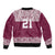 Queensland Maori Nga Hau E Wha Custom Bomber Jacket Polynesian Maori Tribal Pattern