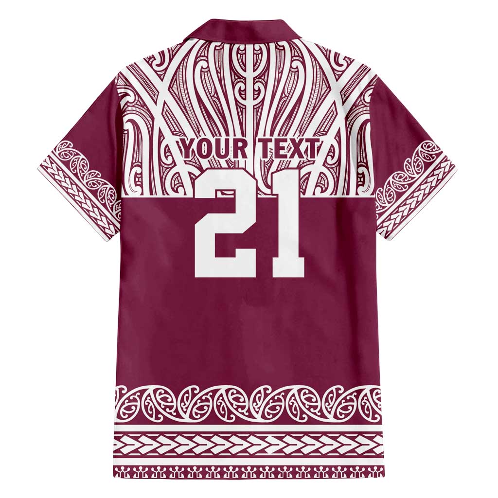 Queensland Maori Nga Hau E Wha Custom Family Matching Off Shoulder Maxi Dress and Hawaiian Shirt Polynesian Maori Tribal Pattern LT9 - Polynesian Pride