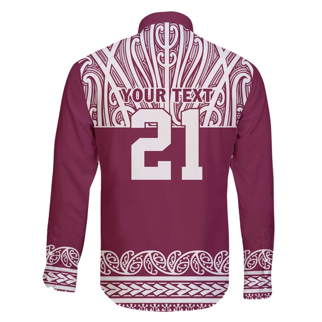 Queensland Maori Nga Hau E Wha Custom Family Matching Short Sleeve Bodycon Dress and Hawaiian Shirt Polynesian Maori Tribal Pattern