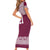 Queensland Maori Nga Hau E Wha Custom Family Matching Short Sleeve Bodycon Dress and Hawaiian Shirt Polynesian Maori Tribal Pattern