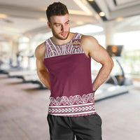 Queensland Maori Nga Hau E Wha Custom Men Tank Top Polynesian Maori Tribal Pattern