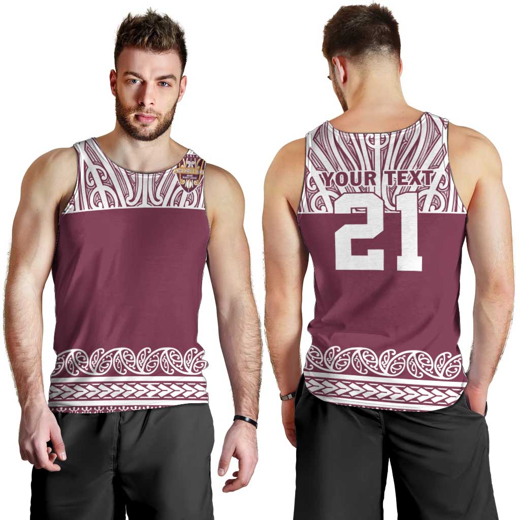 Queensland Maori Nga Hau E Wha Custom Men Tank Top Polynesian Maori Tribal Pattern