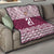 Queensland Maori Nga Hau E Wha Custom Quilt Polynesian Maori Tribal Pattern
