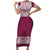 Queensland Maori Nga Hau E Wha Custom Short Sleeve Bodycon Dress Polynesian Maori Tribal Pattern