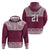 Queensland Maori Nga Hau E Wha Custom Zip Hoodie Polynesian Maori Tribal Pattern