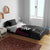 Queensland Papua New Guinea Custom Bedding Set All Black Pacific PNG Tribal Style