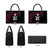 Queensland Papua New Guinea Custom Leather Bag All Black Pacific PNG Tribal Style - Polynesian Pride