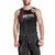 Queensland Papua New Guinea Custom Men Tank Top All Black Pacific PNG Tribal Style