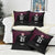 Queensland Papua New Guinea Custom Pillow Cover All Black Pacific PNG Tribal Style - Polynesian Pride
