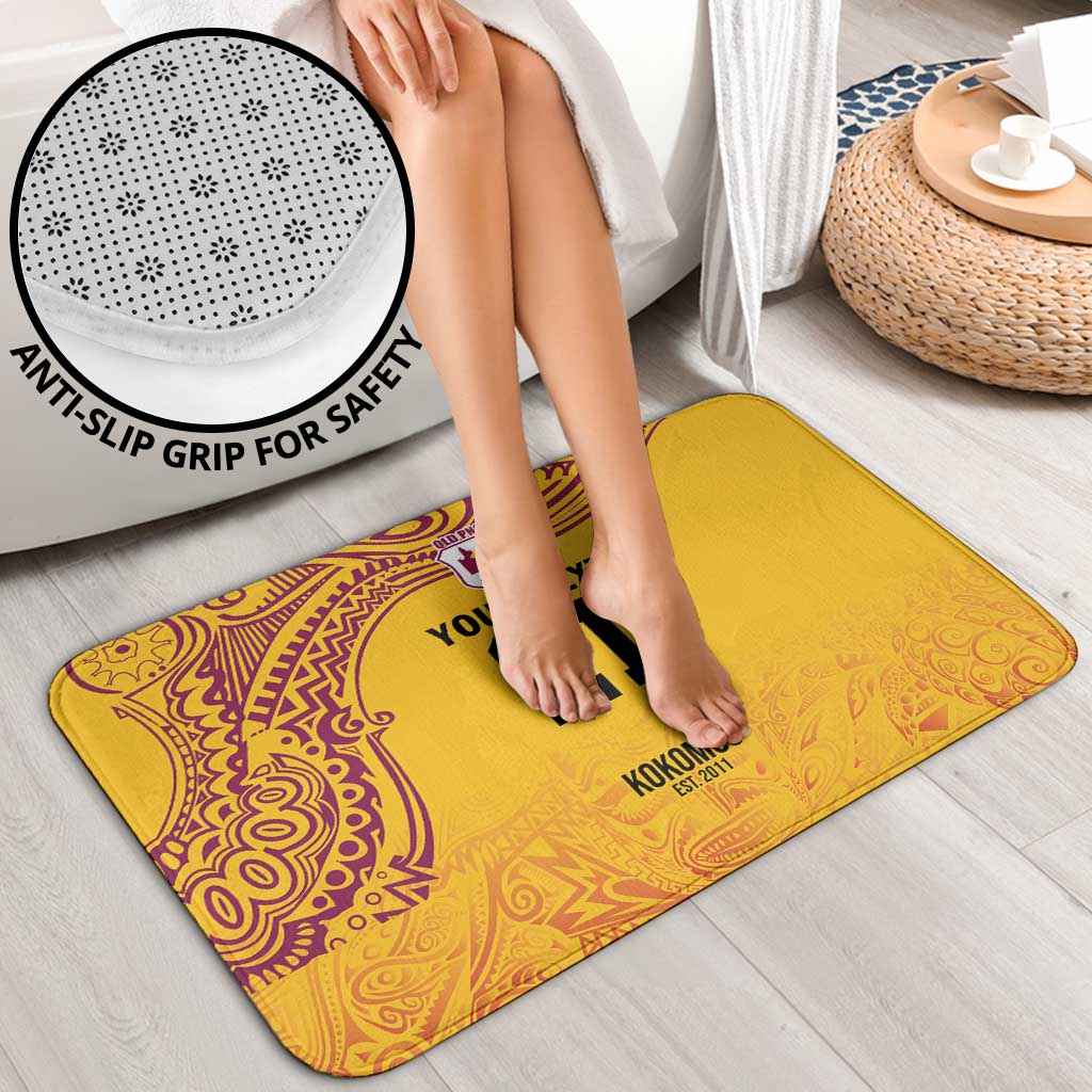 Queensland Papua New Guinea Custom Bathroom Set All Gold Pacific PNG Tribal Style - Polynesian Pride