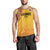 Queensland Papua New Guinea Custom Men Tank Top All Gold Pacific PNG Tribal Style