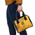 Queensland Papua New Guinea Custom Shoulder Handbag All Gold Pacific PNG Tribal Style