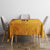 Queensland Papua New Guinea Custom Tablecloth All Gold Pacific PNG Tribal Style