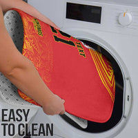 Queensland Papua New Guinea Custom Bathroom Set All Red Pacific PNG Tribal Style - Polynesian Pride