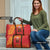 Queensland Papua New Guinea Custom Travel Bag All Red Pacific PNG Tribal Style - Polynesian Pride
