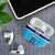 Queensland Samoa Custom AirPods Case Blue Pacific Polynesian Tribal Pattern - Polynesian Pride