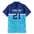 Queensland Samoa Custom Family Matching Mermaid Dress and Hawaiian Shirt Blue Pacific Polynesian Tribal Pattern