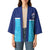 Queensland Samoa Custom Kimono Blue Pacific Polynesian Tribal Pattern - Polynesian Pride