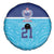 Queensland Samoa Custom Spare Tire Cover Blue Pacific Polynesian Tribal Pattern