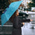 Queensland Samoa Custom Umbrella Blue Pacific Polynesian Tribal Pattern - Polynesian Pride