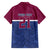 Queensland Samoa Custom Family Matching Tank Maxi Dress and Hawaiian Shirt Maroon-Blue Pacific Polynesian Tribal Pattern