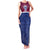 Queensland Samoa Custom Family Matching Tank Maxi Dress and Hawaiian Shirt Maroon-Blue Pacific Polynesian Tribal Pattern