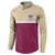 Queensland Samoa Custom Button Sweatshirt Maroon Pacific Polynesian Tribal Pattern