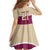 Queensland Samoa Custom Family Matching Off Shoulder Maxi Dress and Hawaiian Shirt Maroon Pacific Polynesian Tribal Pattern