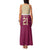 Queensland Samoa Custom Family Matching Tank Maxi Dress and Hawaiian Shirt Maroon Pacific Polynesian Tribal Pattern