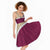 Queensland Samoa Custom Midi Dress Maroon Pacific Polynesian Tribal Pattern - Polynesian Pride
