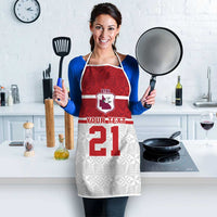 Queensland Tonga Custom Apron QLD with Tongan Ngatu Pattern - Polynesian Pride