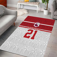 Queensland Tonga Custom Area Rug QLD with Tongan Ngatu Pattern