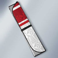 Queensland Tonga Custom Auto Sun Shade QLD with Tongan Ngatu Pattern - Polynesian Pride