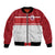 Queensland Tonga Custom Bomber Jacket QLD with Tongan Ngatu Pattern