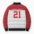 Queensland Tonga Custom Bomber Puffer Jacket QLD with Tongan Ngatu Pattern - Polynesian Pride