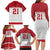 Queensland Tonga Custom Family Matching Long Sleeve Bodycon Dress and Hawaiian Shirt QLD with Tongan Ngatu Pattern