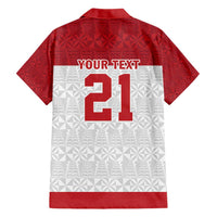 Queensland Tonga Custom Family Matching Short Sleeve Bodycon Dress and Hawaiian Shirt QLD with Tongan Ngatu Pattern LT9 - Polynesian Pride