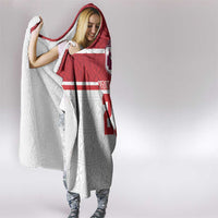 Queensland Tonga Custom Hooded Blanket QLD with Tongan Ngatu Pattern