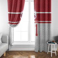 Queensland Tonga Custom Window Curtain QLD with Tongan Ngatu Pattern