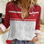 Queensland Tonga Custom Women Casual Shirt QLD with Tongan Ngatu Pattern