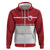 Queensland Tonga Custom Zip Hoodie QLD with Tongan Ngatu Pattern