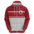 Queensland Tonga Custom Zip Hoodie QLD with Tongan Ngatu Pattern