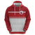 Queensland Tonga Custom Zip Hoodie QLD with Tongan Ngatu Pattern
