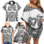 Personalised Tonga 676 Family Matching Off Shoulder Short Dress and Hawaiian Shirt Tribal Kupesi Ngatu Unique