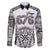 Personalised Tonga 676 Family Matching Puletasi and Hawaiian Shirt Tribal Kupesi Ngatu Unique