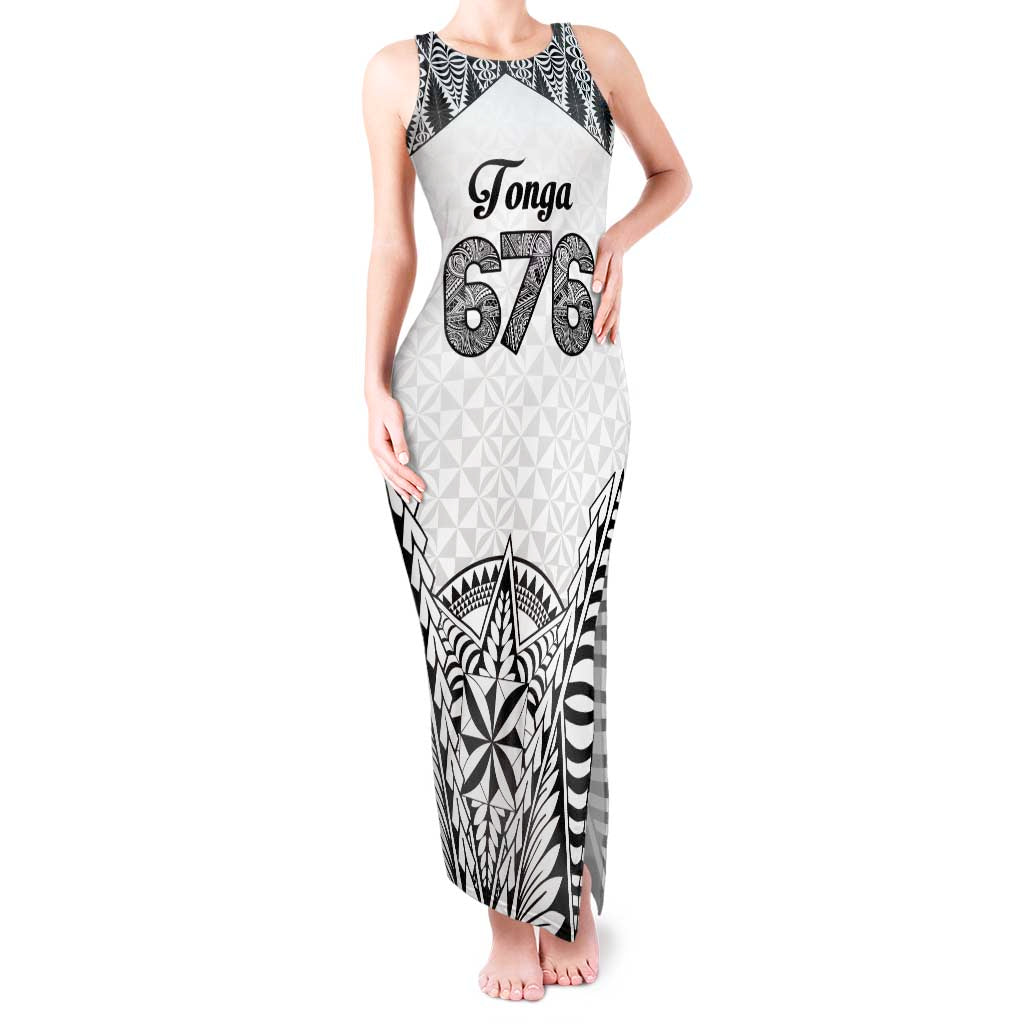 Personalised Tonga 676 Tank Maxi Dress Tribal Kupesi Ngatu Unique